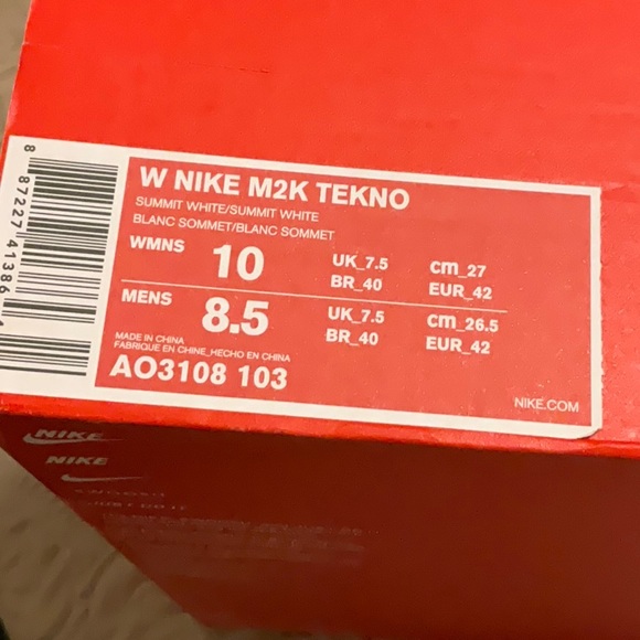 🚨🚨NEW🚨🚨 NIKE M2k TEKNO women’s 10 - Picture 7 of 7